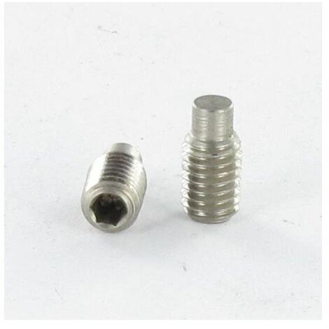Vis métaux Sans tête six pans creux (sthc) M8X10 Clé de 4 HC4 Bout téton Acier zingué-1 pièce