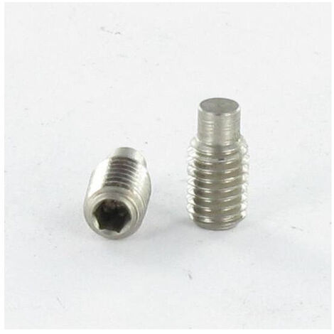 Vis métaux Sans tête six pans creux (sthc) M8X12 Clé de 4 HC4 Bout téton Acier zingué-1 pièce