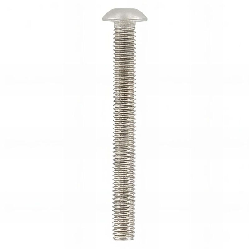 Vis métaux tête bombée 6 pans creux 8 x 30 mm bhc inox A2 - Boite de 100 pcs Fixtout BHC08030A2