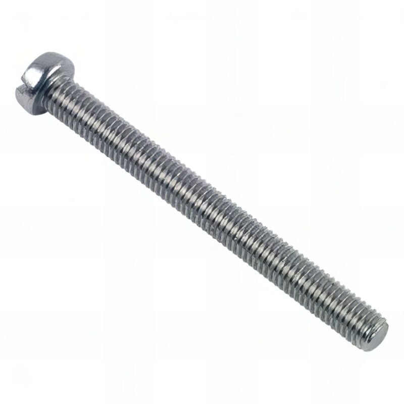 Vis métaux tête cylindrique Fendue 4 x 16 mm inox A2 - Boite de 200 pcs Fixtout VMCF04016A2