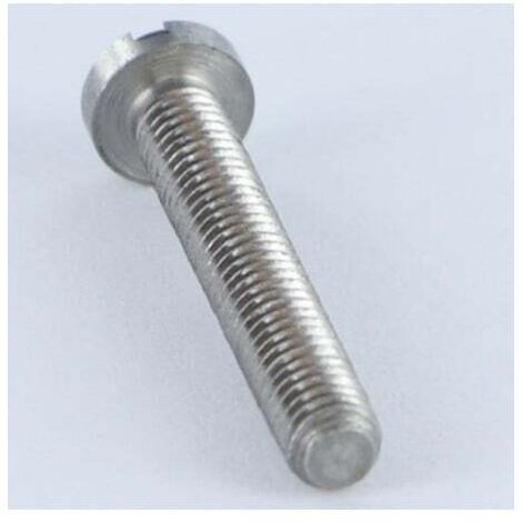 Vis métaux Tête cylindrique large Tête cylindrique bombée large TCBL Fendue M1.6X8 Acier brut