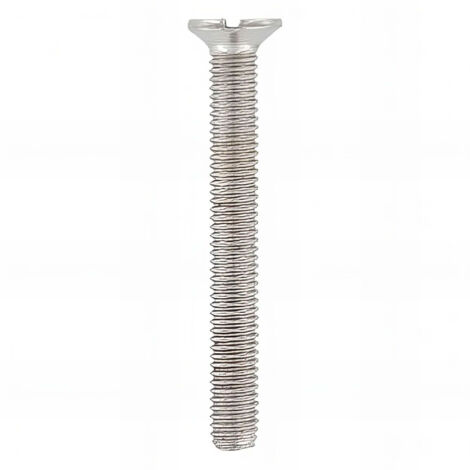 Vis métaux tête fraisée Fendue 4 x 8 mm INOX A4 - Boite de 200 pcs - Fixtout VMFF04008A4
