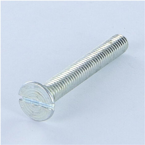 Vis métaux Tête fraisée Fendue M2.5X15 Acier brut microvis-10 pièces