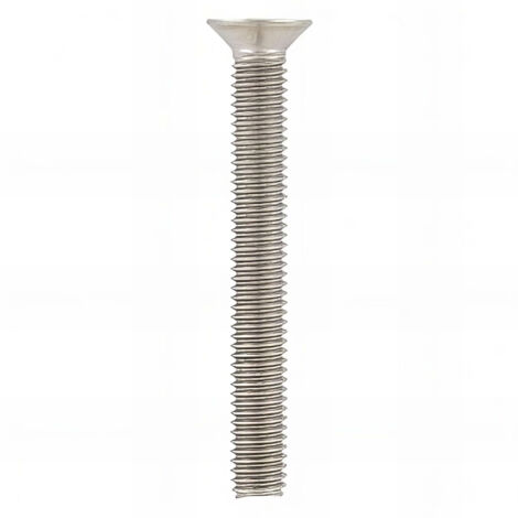 Vis métaux tête fraisée Pozidriv 6 x 60 mm INOX A4 - Boite de 100 pcs - Fixtout VMFC06060A4