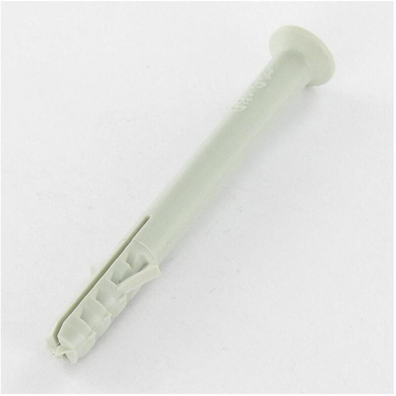 Vis Express - Cheville Nylon Longue Collerette 10X80 Pour Vis 7-100 pièces