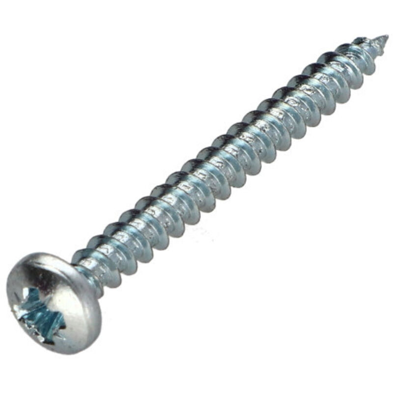Vis Express - vba Vis bois agglo Tête ronde tr Pozi N°2 3.5X40 Acier zingué-1000 pièces
