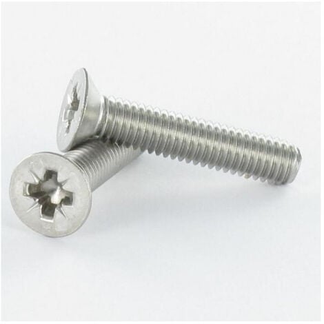 Vis métaux Tête fraisée TF Pozi M4X30 Inox A4-1 piece