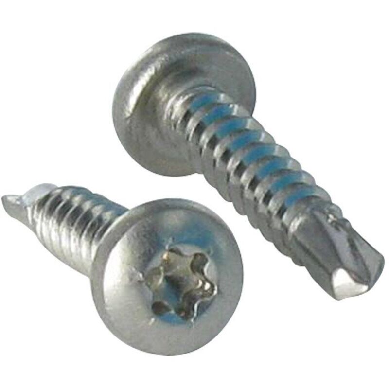 Vis autoperceuse Tête cylindrique bombée TCB TORX T25 4.8X50 Inox A2-200 pièces