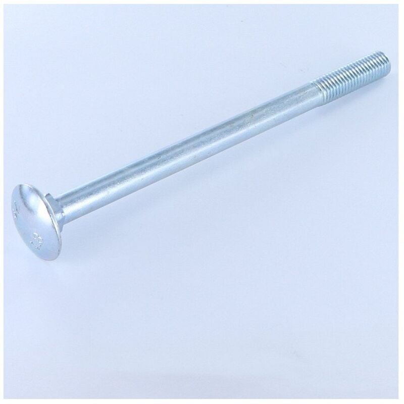 TRCC JAPY tête ronde collet carré Filetage partiel M10X150 Acier zingué-30 pièces