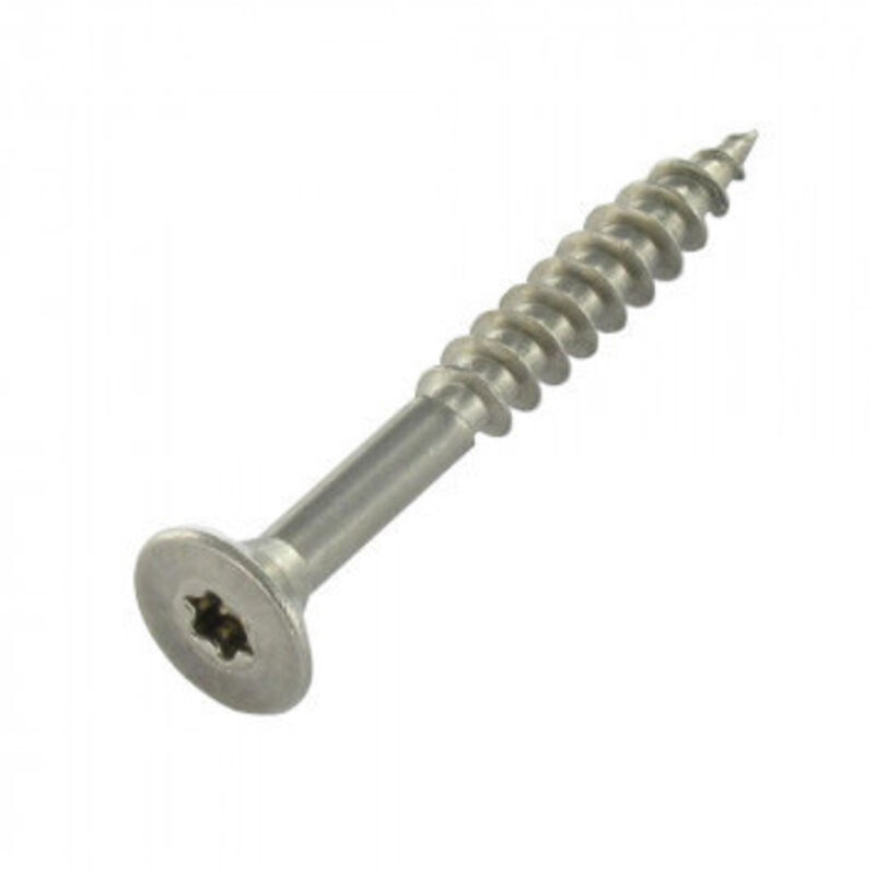 Vba Vis bois agglo Tête fraisée tf 5X100 Filetée sur 60 torx T25 Inox A4-100 pièces