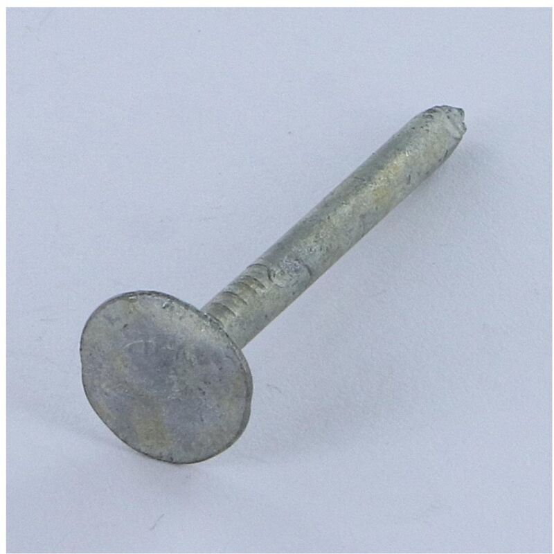 Kg de pointes ardoise Tête extra large tel 3X40 Diamètre de tête: 12 Forte tenue à la corrosion Acier galvanisé-20 pièces