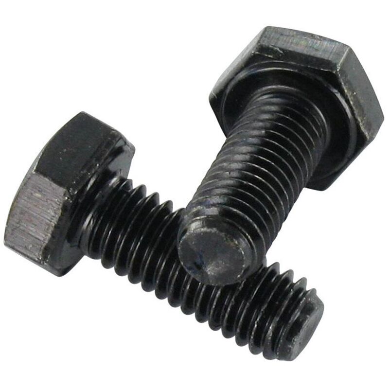 Vis Express - Vis métaux Tête hexagonale th M8X20 Classe 6.8 Acier zingué noir-200 pièces