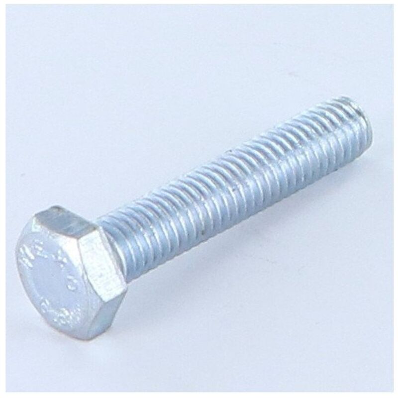 Vis métaux Tête hexagonale th M8X10 Classe 8.8 Acier zingué-500 pièces