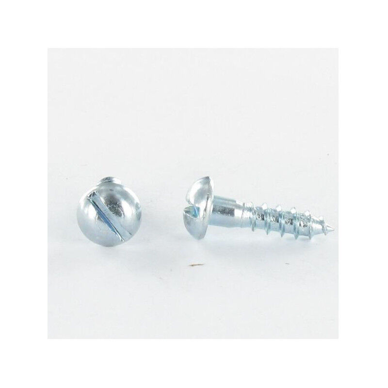 Vis bois Tête ronde tr Fendue 3.5X12 Acier zingué-200 pièces