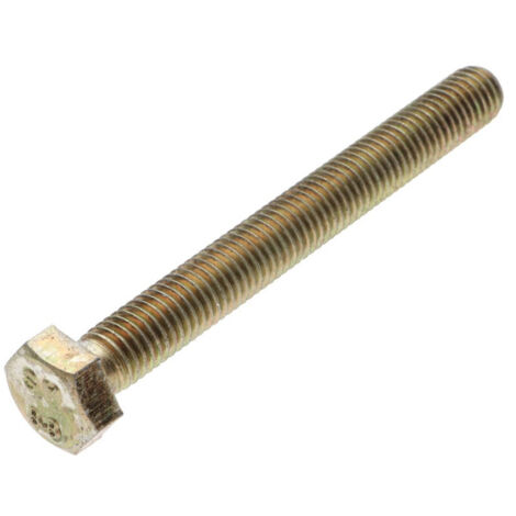 Vis métaux Tête hexagonale TH M8X90 Classe 6.8 Bichromaté-30 pièces