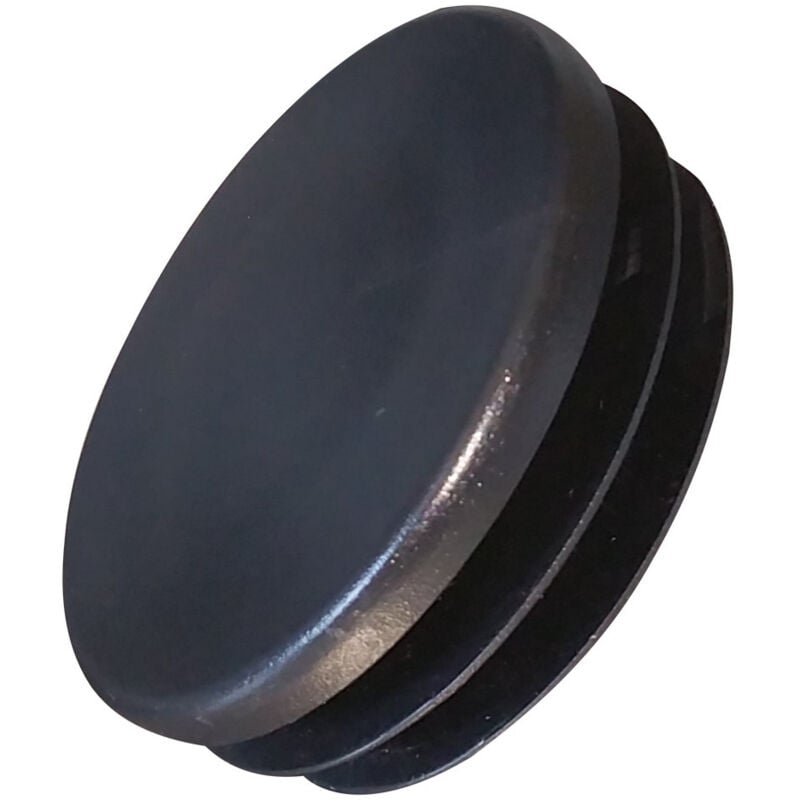 Bouchon rond pour tube Diamètre Extèrieur 35 Intérieur 25-29 nylon noir-100 pièces