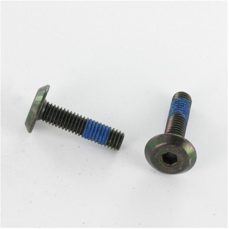 Vis Express - Vis métaux tête plate Clé de 4 HC4 M6X53 Frein filet Acier zingué noir-200 pièces