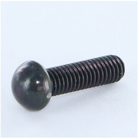 Vis métaux Tête ronde TR Non fendue M4X15 Diamètre de tête: 7 Acier zingué noir