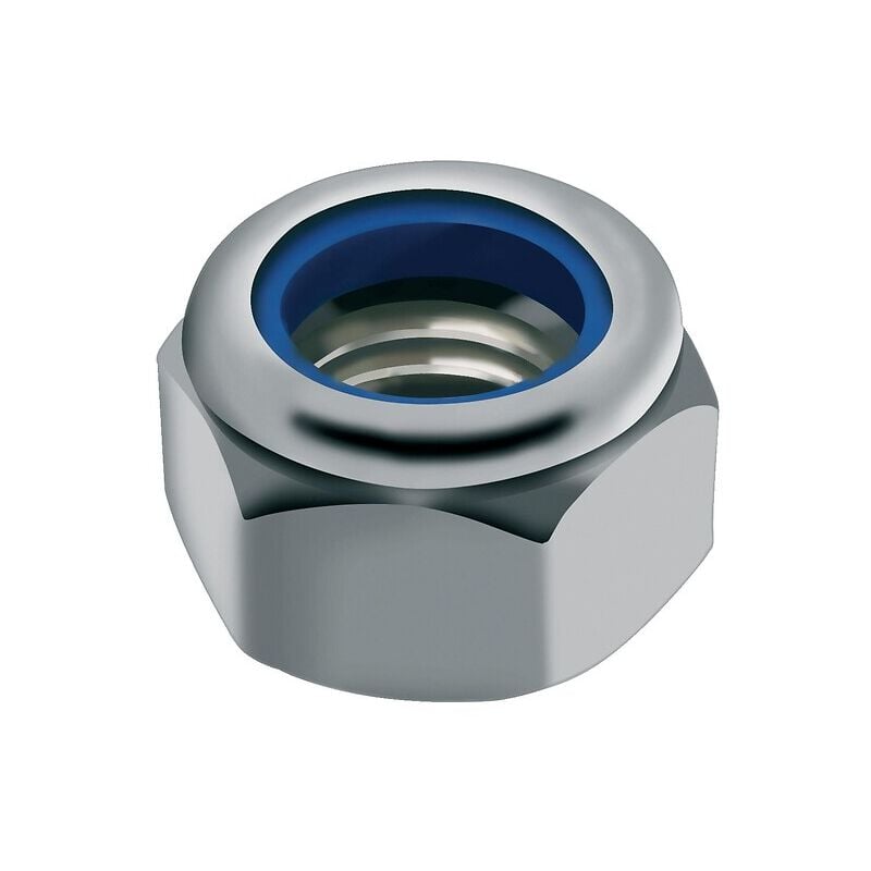 Crous indésserables inox A4 avec bague nylon diamètre 8mm clé de 13mm hauteur 8mm boîte de 200 pièces Acton