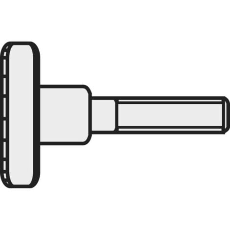 Vis moletée TOOLCRAFT 188713 M3*8 D464-5.8:A2K 10 pc(s) M3 8 mm tête moletée acier N/A