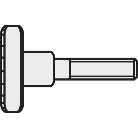 Vis moletée TOOLCRAFT 194767 M5*12 D464-5.8:A2K 10 pc(s) M5 12 mm tête moletée acier N/A