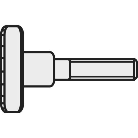 Vis moletée TOOLCRAFT 194768 M5*16 D464-5.8:A2K 10 pc(s) M5 16 mm tête moletée acier N/A