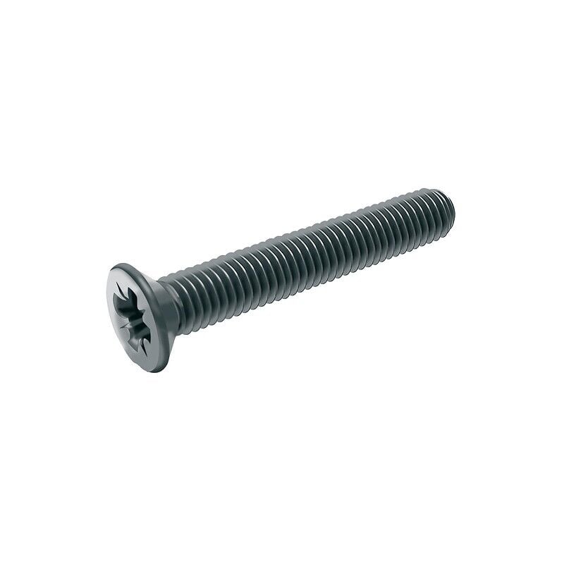Vis métaux tête fraisée pozidriv inox A2 din 965, diamètre 6 mm, longueur 25 mm, boîte de 200 vis Acton