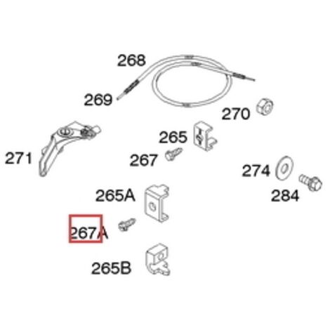 Vis originale BRIGGS & STRATTON pour moteur de tracteur de pelouse 690804