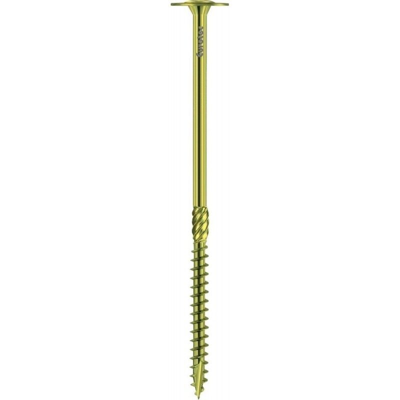 Vis Paneltwistec tête bombée, acier galvanisé jaune tx 40 8,0 x 140 mm (Par 50)