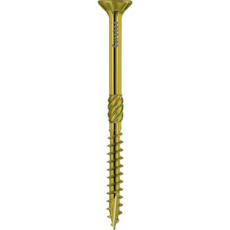 Vis Paneltwistec tête conique jaune TX 40 8,0 x 80 mm (Par 50)