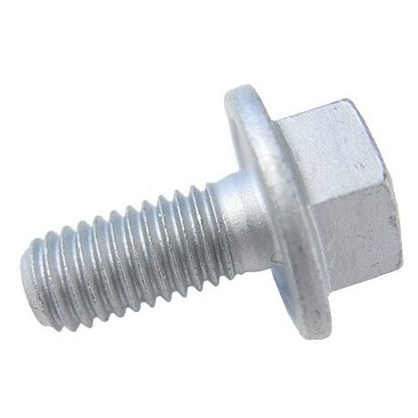 Vis pas à gauche M8x1.25 pour débroussailleuse – Longueur 27mm – Filetage 16mm – Compatible avec modèles Oleo Mac