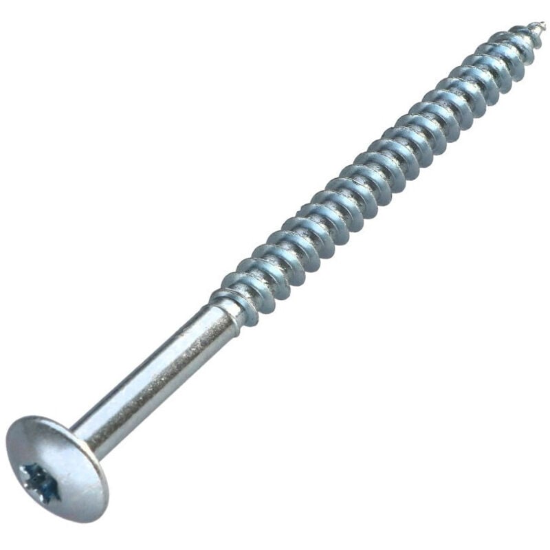 Vis Penture 7X120 Filetée sur 90 torx T30 zingué cr3 96 hbs sans rouille rouge Pointe antifendage cut type 17-200 pièces