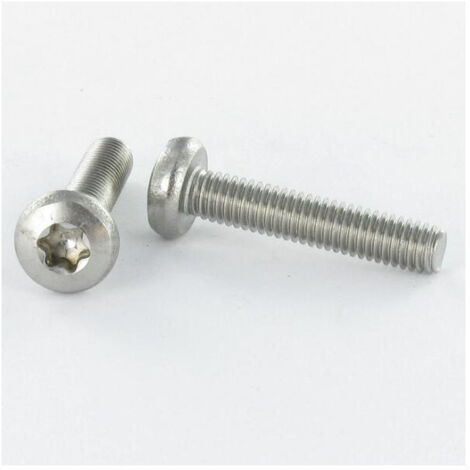 Vis Penture Inviolable 2 pièces TORX T40 7X40 Acier zingué noir-1 pièce