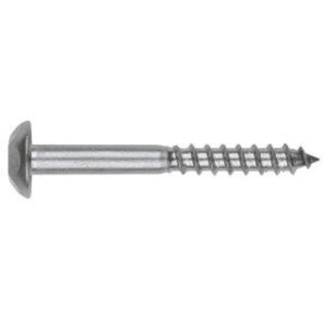 Vis Penture Inviolable 2 pièces TORX Inox A2 7X80 Inox A2-1 pièce