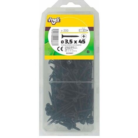 Vis Plaque De Platre 3,5x45 Vybac 200 Pce - Vynex