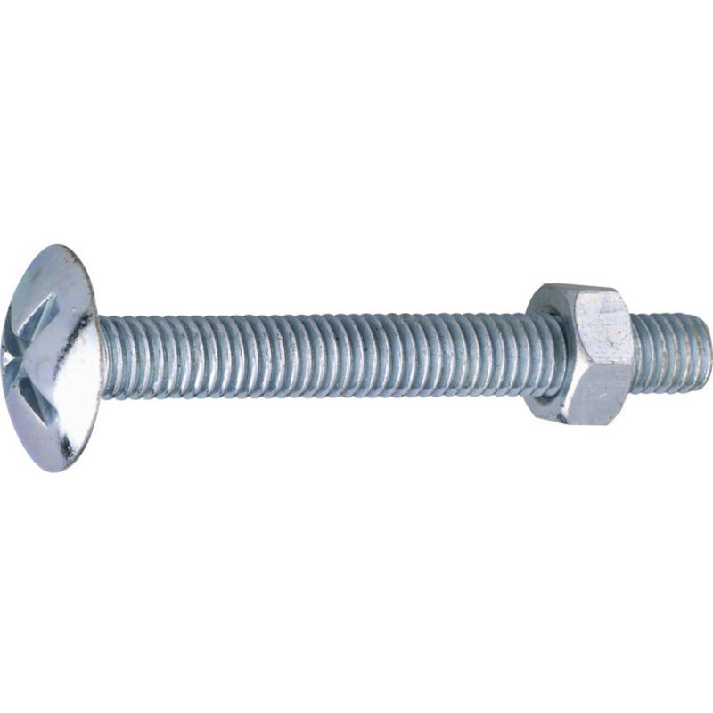 Vis poêlier tête ronde large fendue en croix (boîte) - Cond. /pcs: 100 - ø mm: 8 - Long. mm: 60