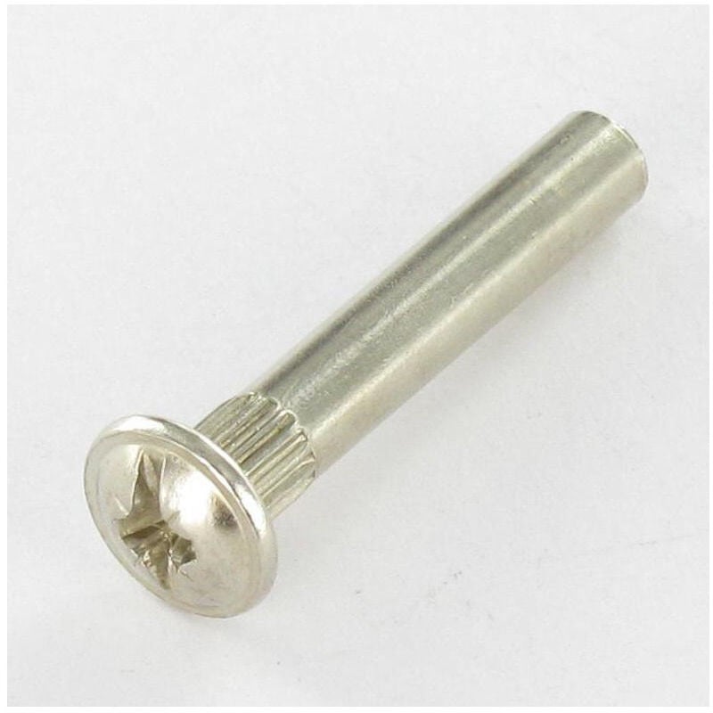 Ecrou Relieur Tête Poelier tête ronde large trl pozi et fendu M4X15 5X35 Acier nickelé-100 pièces