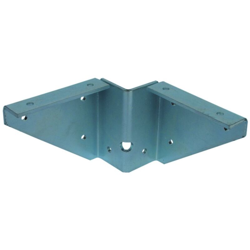 Vis Express - ferrure De table pied rectangle Acier zingué-5 pièces