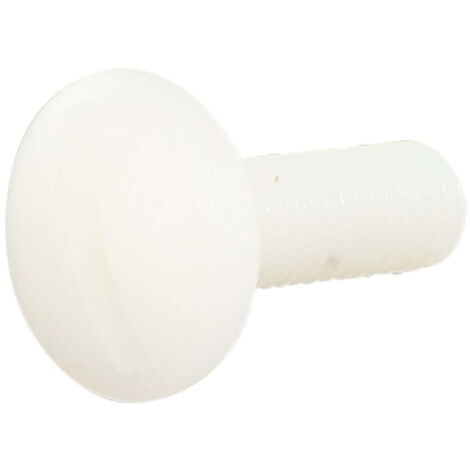 Vis Poelier tête ronde large TRL Fendue Nylon Polyamide 6.6 M6X12-200 pièces