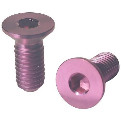 Vis porte-bidon de vélo en titane M5 x 12 mm (photo couleur)
