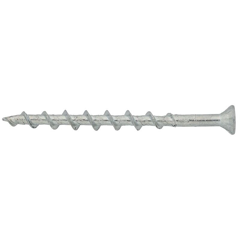 Vis pour béton cellulaire vbc-f acier zingué blanc tête fraisée 8x110mm boîte de 100 pièces - scell it