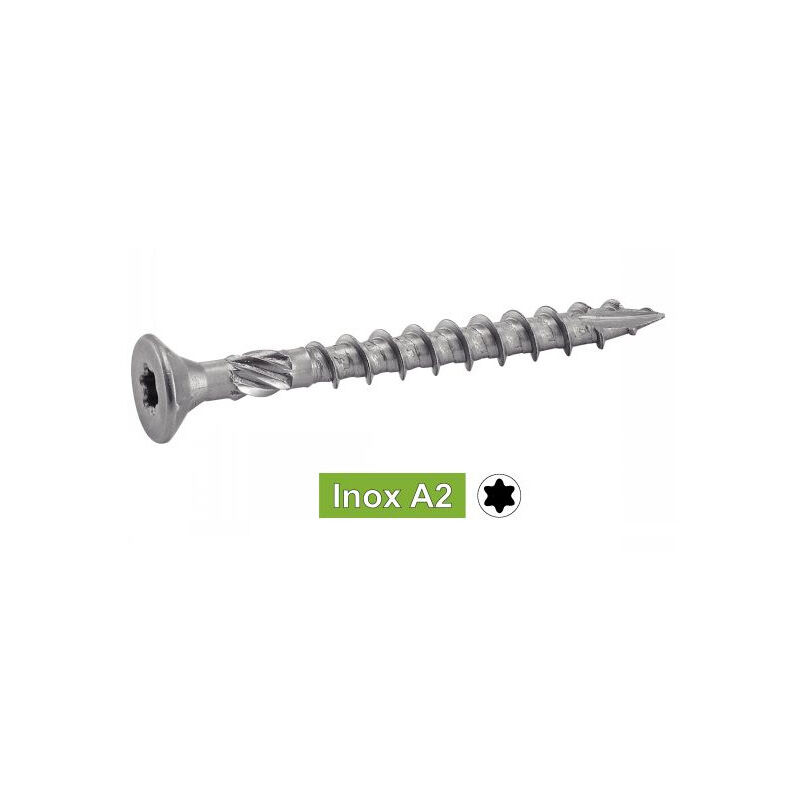 Vis bois résineux Inox A2 5X50 Seau de 400