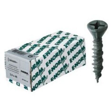 Vis pour cloisons sèches Hi-Lo 3.9 x 19 mm – Tête trompette 4 nervures – Phosphatées pour fixation durable – Pour panneaux Fermacell – E-Normpro