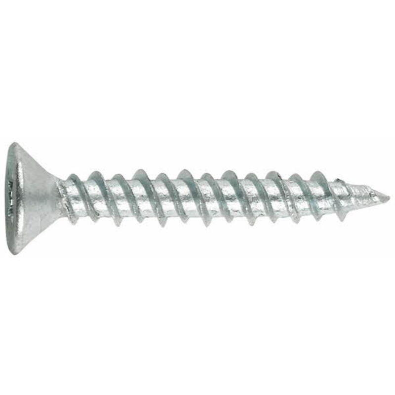 Punta per la falegnameria in PVC - Diametro testa 7,5 mm - Zincata 3,9 x 30 - Confezione da 1000