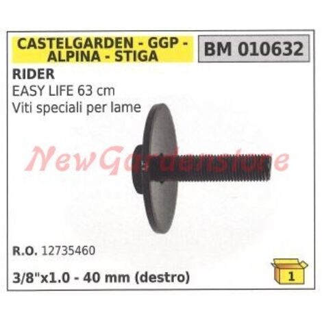 Vis pour moyeu de lame de tracteur de pelouse easy life GGP 010632