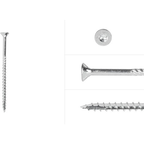 Vis pour panneaux agglomérés Galvanisé 4.5 x 80 mm Torx 20