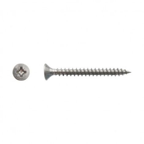 Vis pour panneaux agglomérés tête fraisée Pozidriv® Inox A4 - 4 x 40 mm- Vendu par 200