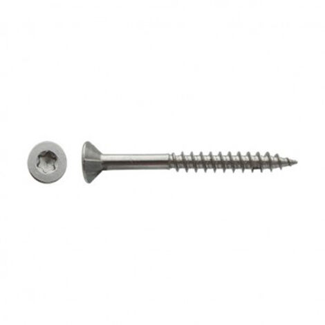 Vis pour panneaux agglomérés tête fraisée Torx® filetage partiel Inox A2 - 5 x 60 mm - BIVI