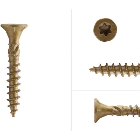 Vis pour panneaux AR revêtues 4.5 x 30 mm Torx 25 à tête fraisée