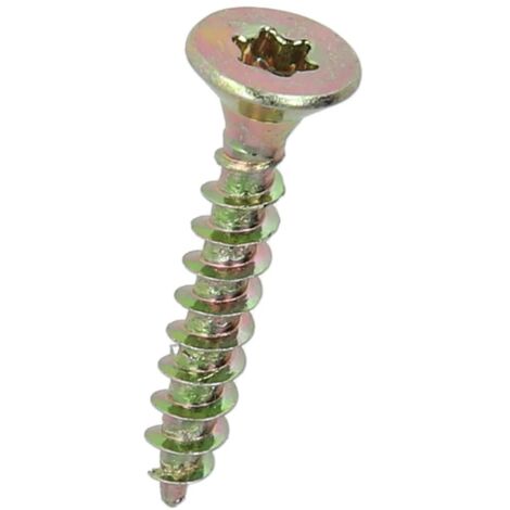 Vis pour panneaux d'aggloméré diam. 4 x 25 mm à tête fraisée